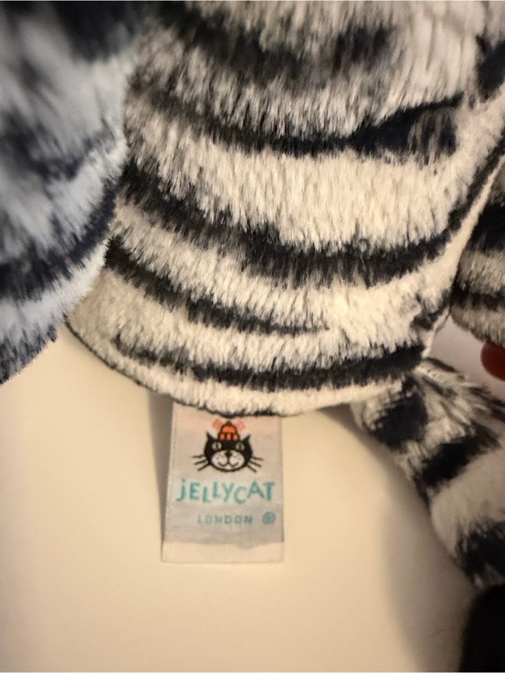 Jellycat Bashful Zebra Plush Toy Stuffed Animal Black White Soft - Picture 2 of 4